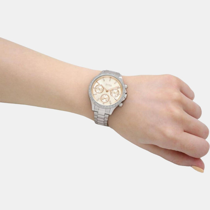 Boss 38 mm Silver Quartz watch