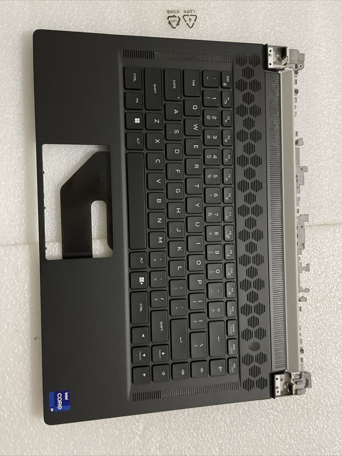 Dell Alienware X15 R1 R2 Palmrest US English Keyboard 386PV 5VHRX J1P8