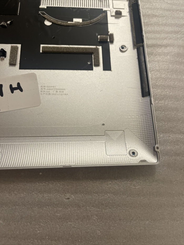 Genuine Dell XPS 15 (9500) Bottom Base Metal Cover KVD7H 0KVD7H DWT74 0DWT74 C4