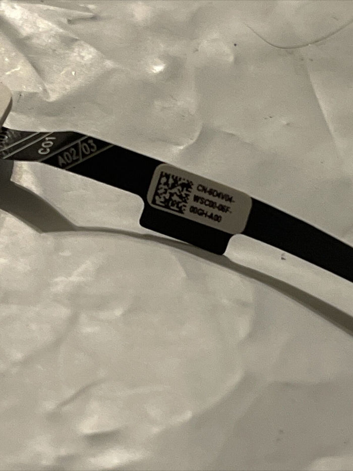 Oem Dell Inspiron 7591 15.6" Power Button Finger Print Reader Silver 9D4V04 H1