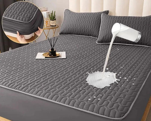 Waterproof breathable mattress pad protector