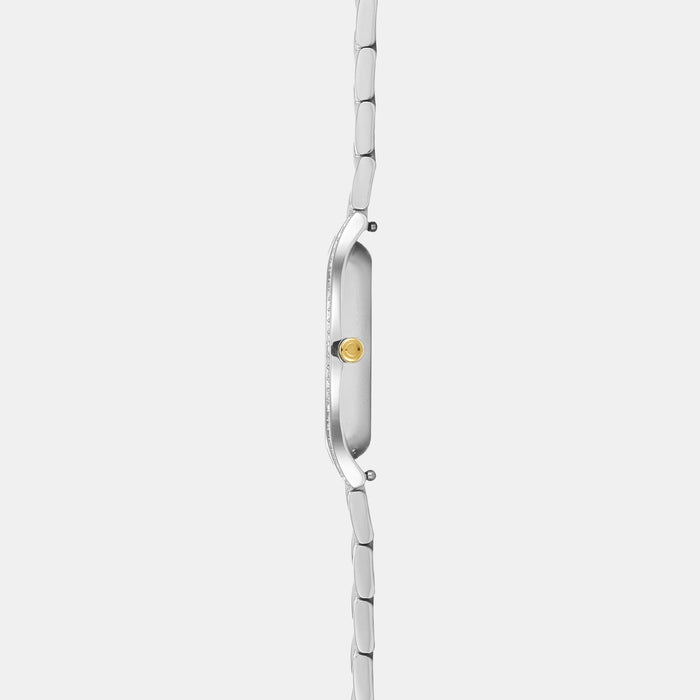 Obaku Women Round Silver watch