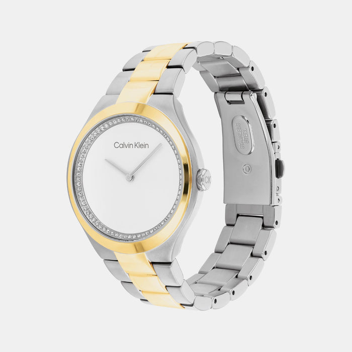 Calvin Klein Women Round Gold watch