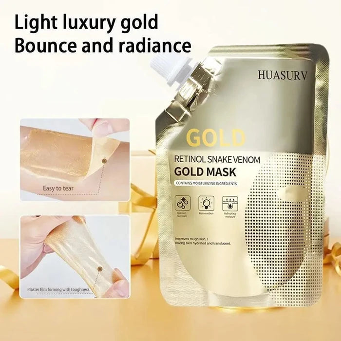 Anti-aging gold moisturizing face mask