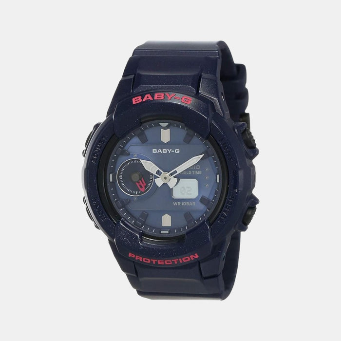 Casio Round Blue Analog-Digital watch