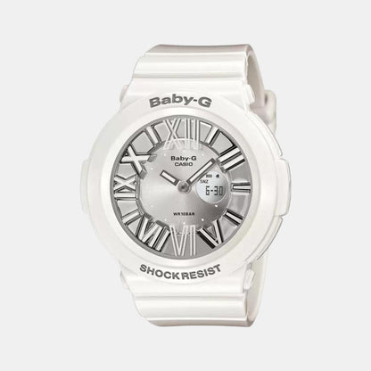 Casio Round Silver Analog-Digital watch