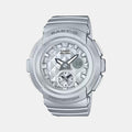 Casio Round Silver Analog-Digital watch