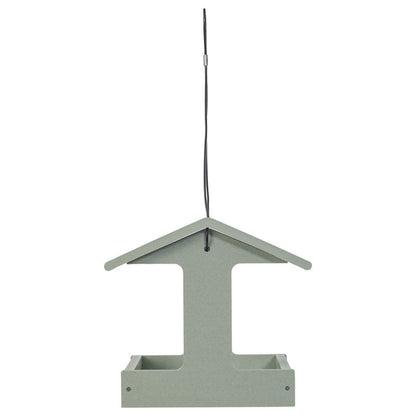 Bird's Choice Recycled Plastic Fly-Thru Feeder in Sage Green