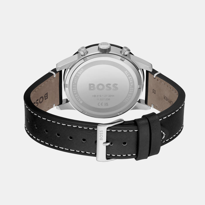 Boss Men Round Black watch