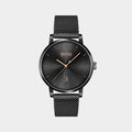 Boss Round Black Analog watch