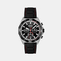 Boss Round Black Chronograph watch