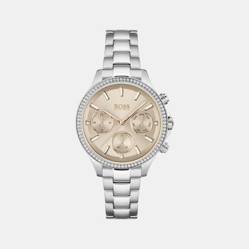Boss Hera Women Quartz Gold Dial Multi-Function Stainless Steel Watch 1502565