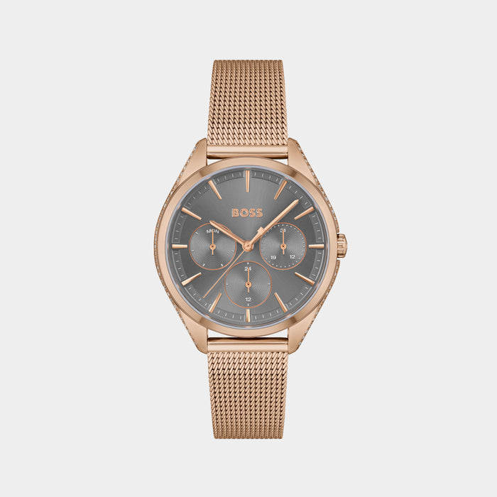 Boss Round Grey Chronograph watch