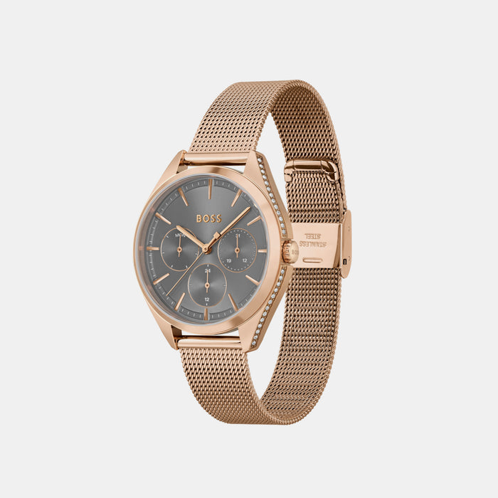 Boss Women Round Grey watch