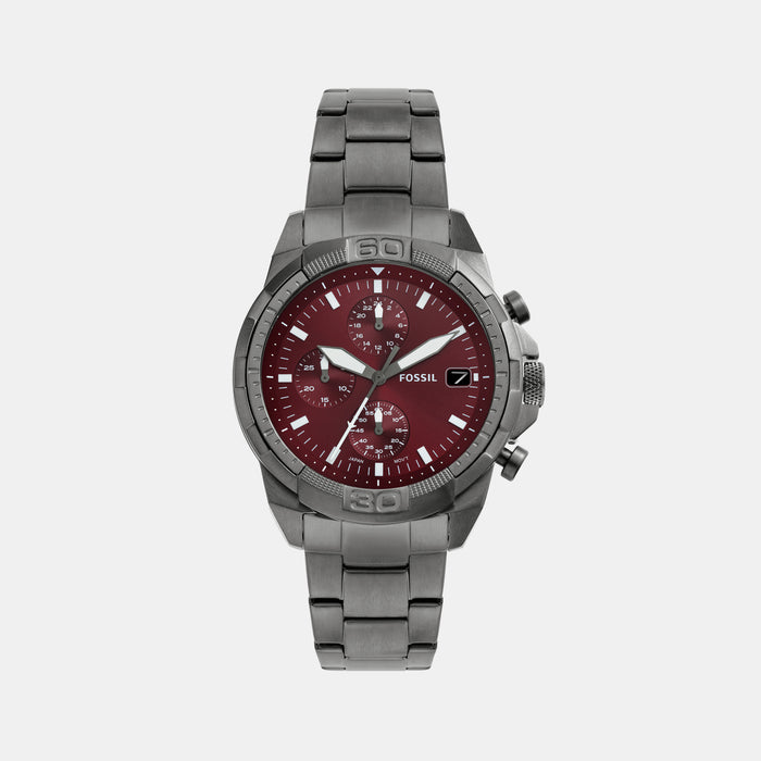 Fossil Round Smoke Chronograph watch
