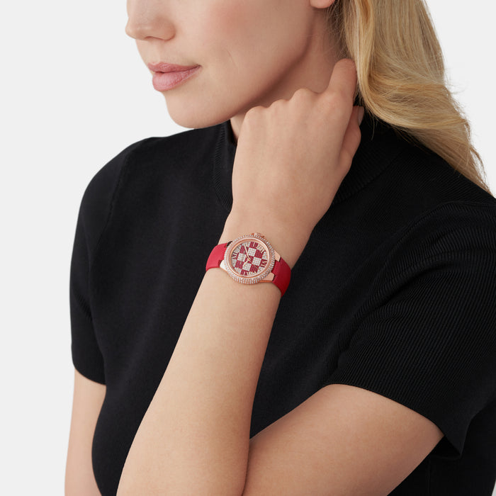 Michael Kors 33 mm Red Quartz watch