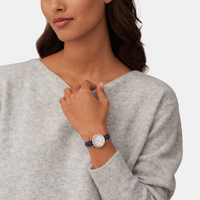 Fossil Round Quartz Analog Women watch