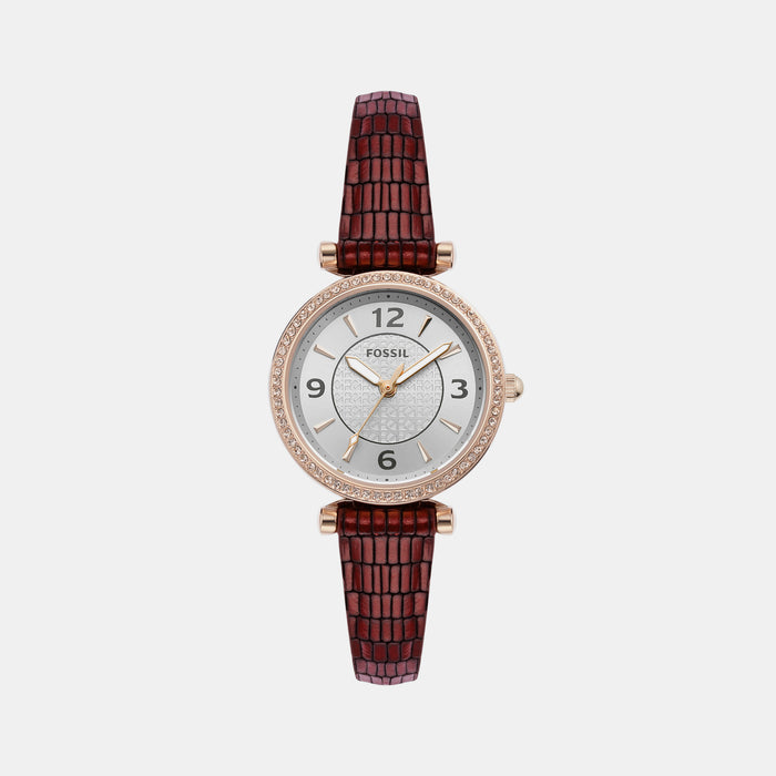 Fossil Round Rose Gold Analog watch