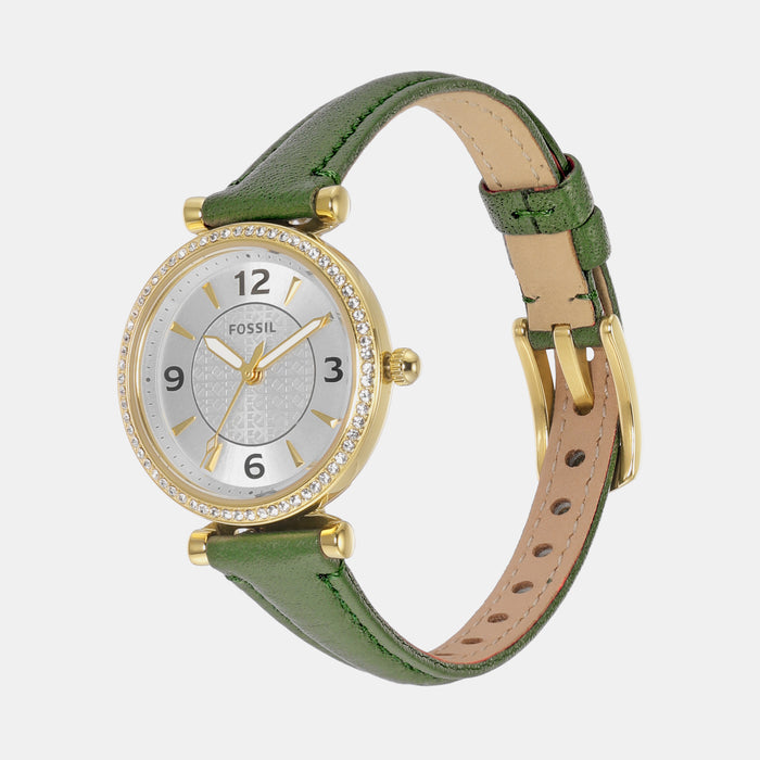 Fossil Women Round Silver watch