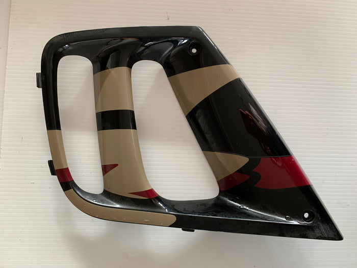 CBR600 Left Lower Fairing Lid Set, black beige