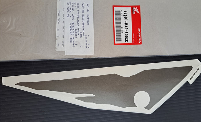 CBR900RR Tail Fairing Decal