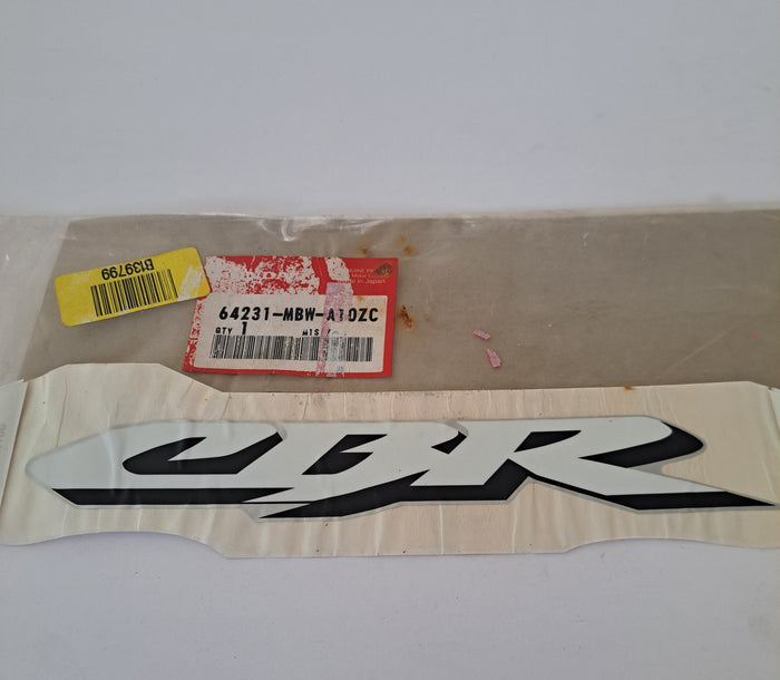 CBRF4 F4I White Upper Cowl Decal 64231-MBW-A10ZC