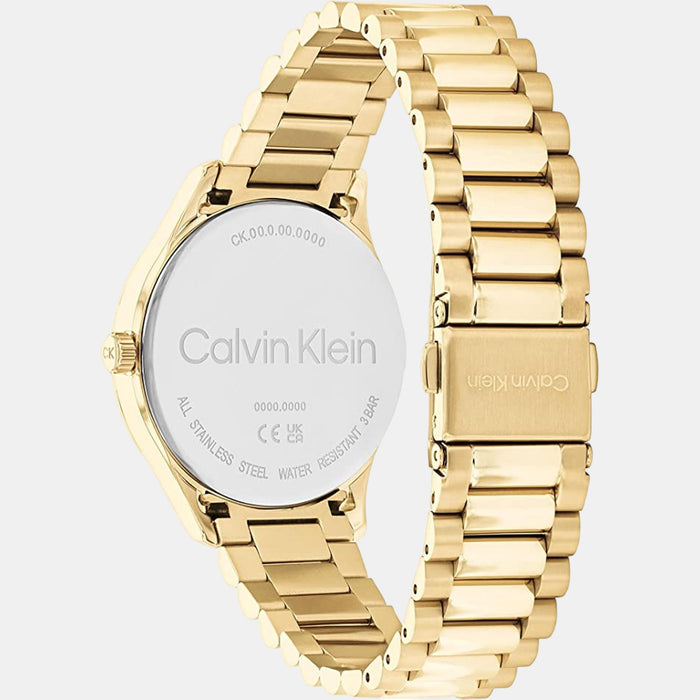 Ck Burst Unisex Quartz White Dial Analog Stainless Steel Watch 25200232