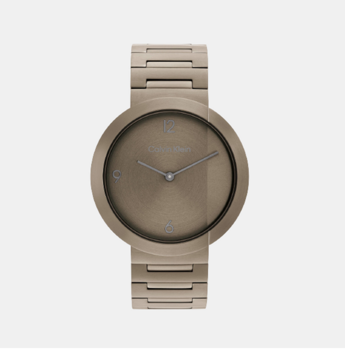 Calvin Klein Round Khaki Analog watch