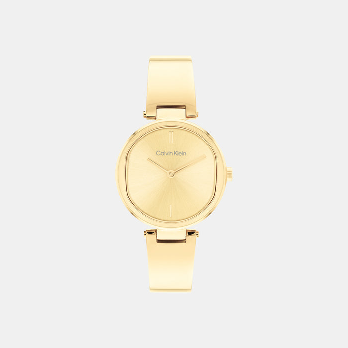 Calvin Klein Round Gold Analog watch
