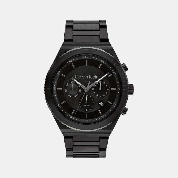 Calvin Klein Tonneau Black Chronograph watch
