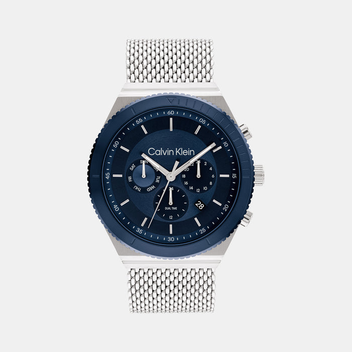 Calvin Klein Tonneau Blue Chronograph watch