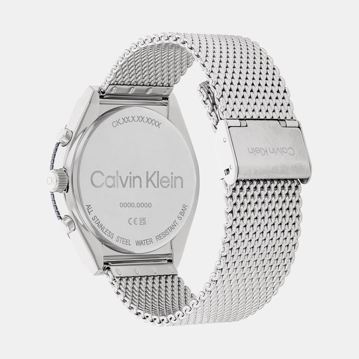 Calvin Klein Men Tonneau Blue watch