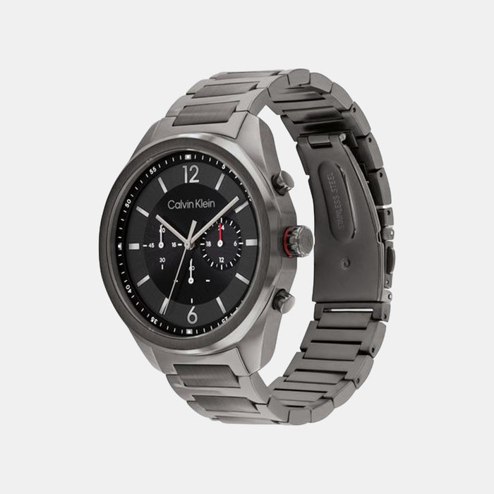 Ck Force Men Quartz Black Dial Chronograph Stainless Steel Watch 25200267
