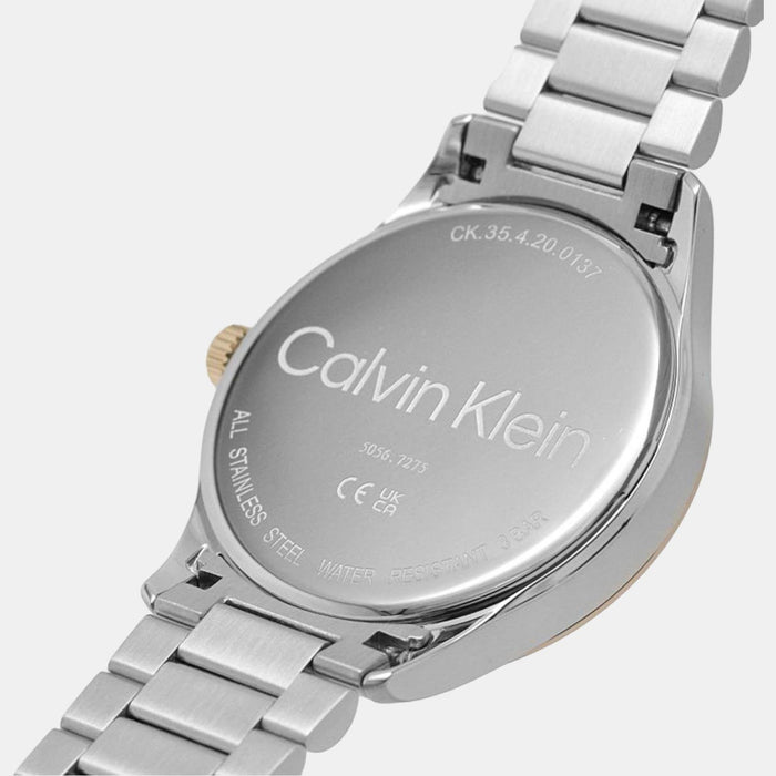 Ck Iconic Unisex Quartz Blue Dial Analog Stainless Steel Watch 25200165