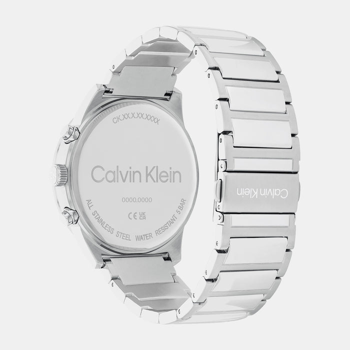 Calvin Klein Men Round Blue watch