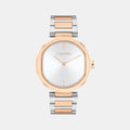 Ck Sensation Women Quartz Silver Dial Analog Stainless Steel Watch 25200251