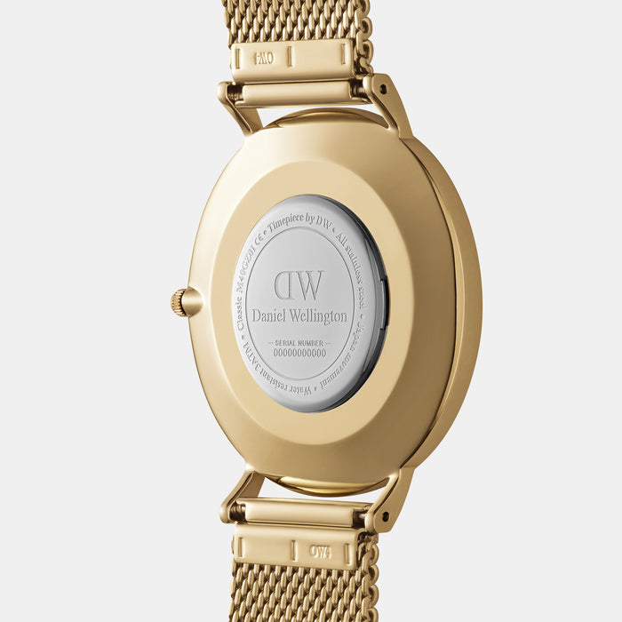 Daniel Wellington Men Round Black watch