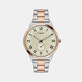 Timex Round Beige Analog watch