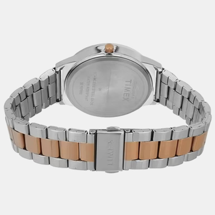 Classics Men Quartz Beige Dial Analog Stainless Steel Watch TWTG10008