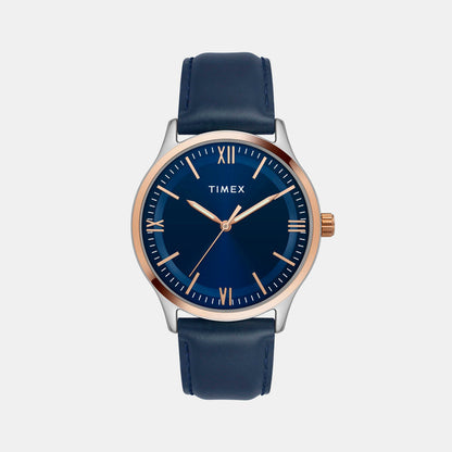 Timex Round Blue Analog watch