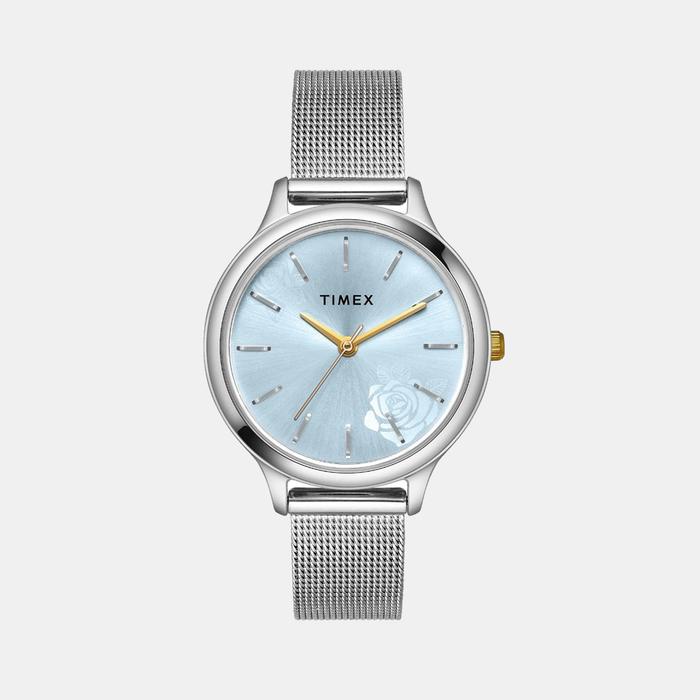 Timex Round Blue Analog watch