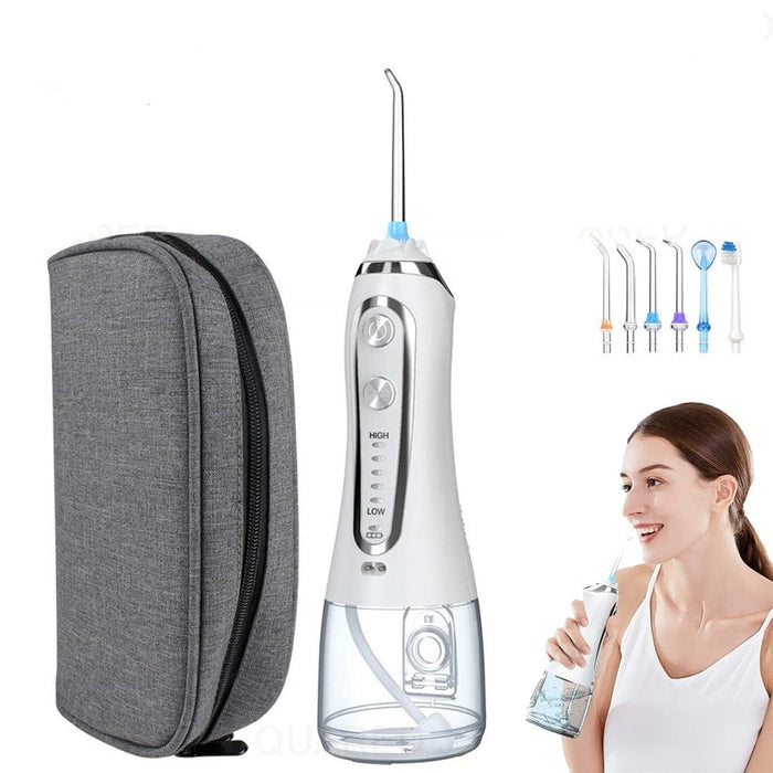 Cordless advanced water flosser for teeth and gums