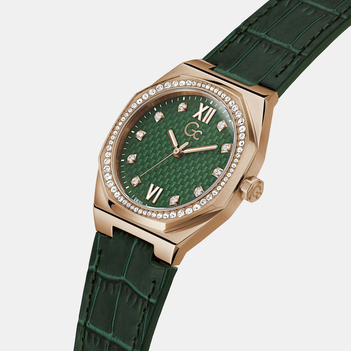 GC Women Tonneau Green watch