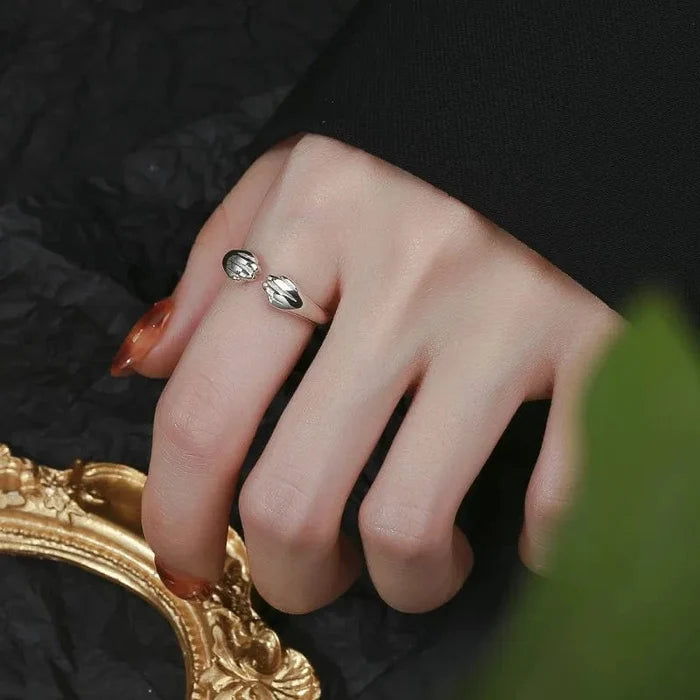 SearchFindOrder Sliver Cute Cat Paw Print Ring