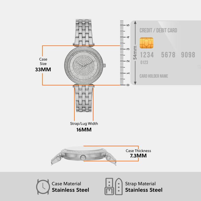 Michael Kors Stainless Steel Round watch