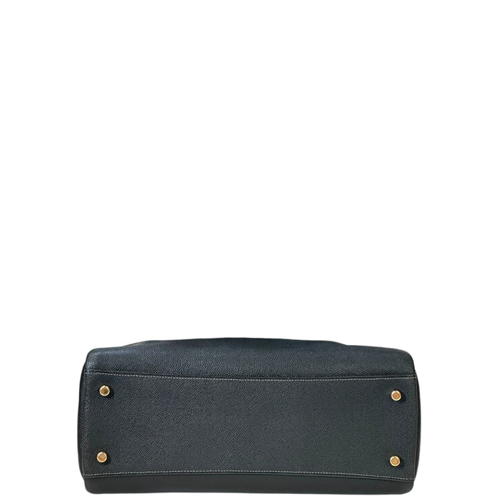 Coach Darcie Carryall Satchel Black Leather