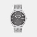 Define Men Quartz Grey Dial Analog Mesh Watch 25200352