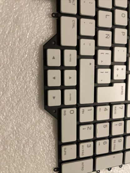 DELL ALIENWARE M17 R2 SERIES BACKLIT SPANISH LAPTOP KEYBOARD 92YH6 GM8NC K1 B3