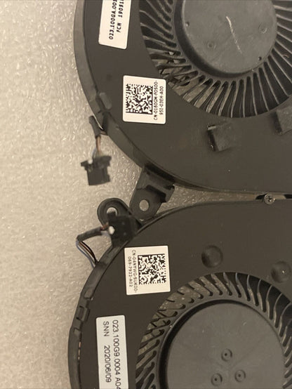 DELL  G5 15 5500 G5 SE 5505 CPU GPU FANS Pair 04NYWG 0160GM 4NYWG 160GM
