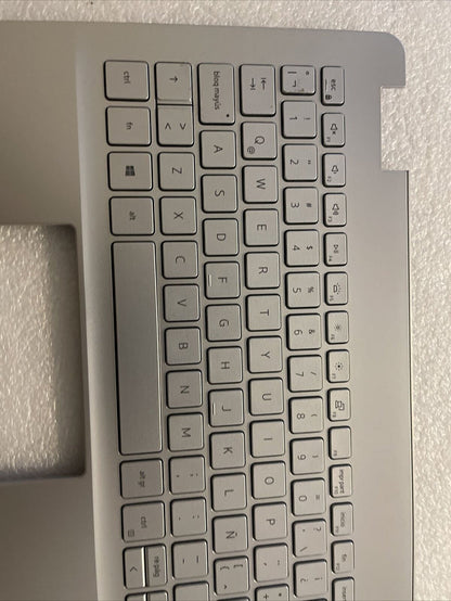 Dell Inspiron 15 5584 Laptop Palmrest Spanish Backlit Keyboard D27G0 DFX5J S2 P5
